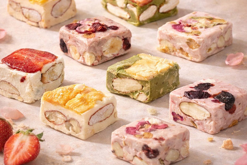 七彩果乾牛軋糖九寶盒 正式登場